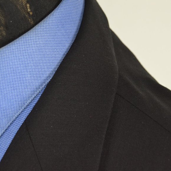 Pronto Uomo 42R Sport Coat Blazer Suit Jacket Blac - Picture 2 of 8